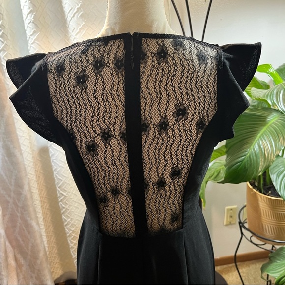 19 Cooper Womens Black Ruffled Lace women dress - Picture 5 of 12